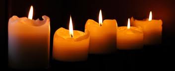Relaxing candlelight massage